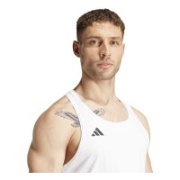 adidas Adizero Essentials Running Ärmelloses Shirt Herren - white