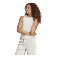 adidas Essentials Linear Slim Cotton Tanktop Damen - wonalu/white