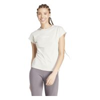 adidas Essentials Linear Cotton T-Shirt Damen - wonalu/white