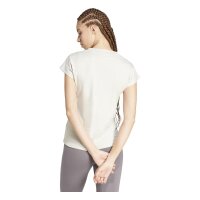 adidas Essentials Linear Cotton T-Shirt Damen - wonalu/white