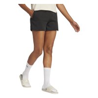adidas Essentials S Logo Feel Cozy kurze Hose Damen - black/white