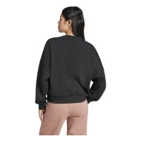adidas Essentials S Logo Feel Cozy Sweatshirt Damen - black/white