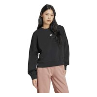 adidas Essentials S Logo Feel Cozy Sweatshirt Damen - black/white