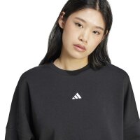 adidas Essentials S Logo Feel Cozy Sweatshirt Damen - black/white