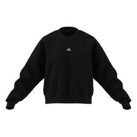 adidas Essentials S Logo Feel Cozy Sweatshirt Damen - black/white