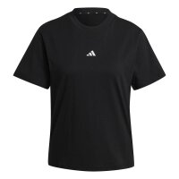 adidas Essentials S Logo Cotton T-Shirt Damen - black/white