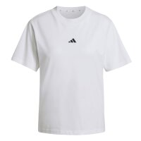 adidas Essentials S Logo Cotton T-Shirt Damen - white/black