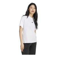 adidas Essentials S Logo Cotton T-Shirt Damen - white/black
