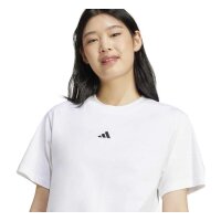 adidas Essentials S Logo Cotton T-Shirt Damen - white/black