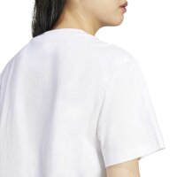 adidas Essentials S Logo Cotton T-Shirt Damen - white/black