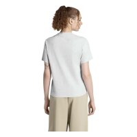 adidas Essentials S Logo Cotton T-Shirt Damen - lgreyh/white