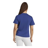 adidas Essentials S Logo Cotton T-Shirt Damen - dkblue/white