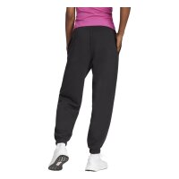 adidas Essentials Linear French Terry Cuffed lange Hose Damen - black/white