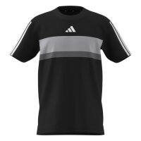 adidas Seasonal Essentials Tiberio 3 Stripes T-Shirt Kinder - black/white