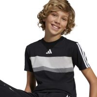 adidas Seasonal Essentials Tiberio 3 Stripes T-Shirt Kinder - black/white