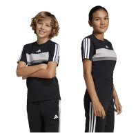 adidas Seasonal Essentials Tiberio 3 Stripes T-Shirt Kinder - black/white