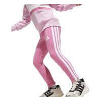 adidas Seasonal Essentials Tiberio 3 Stripes Fleece Leggings Set Trainingsanzug Kinder - trupnk/white/clpink
