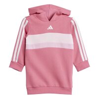 adidas Seasonal Essentials Tiberio 3 Stripes Fleece Leggings Set Baby - pnkfus/white