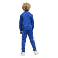 adidas Seasonal Essentials Tiberio 3 Stripes Tricot Trainingsanzug Kinder - royblu/white/globlu