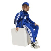 adidas Seasonal Essentials Tiberio 3 Stripes Tricot Trainingsanzug Kinder - royblu/white/globlu