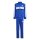 adidas Seasonal Essentials Tiberio 3 Stripes Tricot Trainingsanzug Kinder - royblu/white/globlu