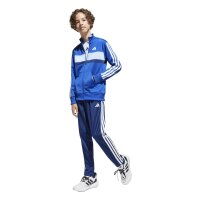 adidas Seasonal Essentials Tiberio 3 Stripes Tricot Trainingsanzug Kinder - royblu/white/globlu