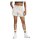 adidas Essentials 3-Stripes Lifestyle Woven kurze Hose Damen - wonalu/white