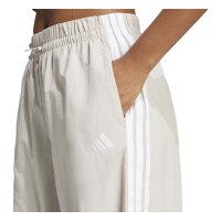 adidas Essentials 3-Stripes Lifestyle Woven Parachute lange Hose Damen - wonalu/white