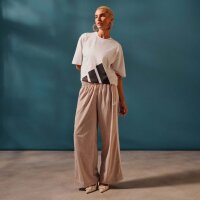 adidas Essentials 3-Stripes Lifestyle Woven Parachute lange Hose Damen - wonalu/white