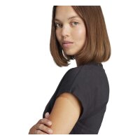 adidas Essentials Linear Cotton T-Shirt Damen - black/white