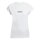 adidas Essentials Linear Cotton T-Shirt Damen - white/black