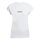 adidas Essentials Linear Cotton T-Shirt Damen - white/black
