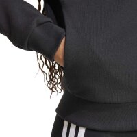 adidas Essentials Linear French Terry Kapuzenjacke Damen - black/white