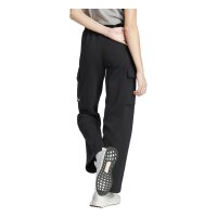 adidas Essentials Linear Fleece Cargo lange Hose Damen - black/white