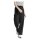 adidas Essentials Linear Fleece Cargo lange Hose Damen - black/white
