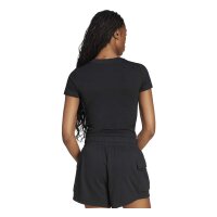 adidas Essentials 3 Stripes Slim Baby T-Shirt Damen - black/white