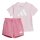 adidas Essentials T-Shirt Set Baby - clpink/white