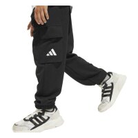 adidas Essentials Cargo lange Hose Kinder - black/white