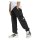 adidas Essentials Cargo lange Hose Kinder - black/white