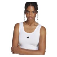 adidas Essentials S Logo Cotton Lifestyle Tank Ärmelloses Shirt Damen - white/black