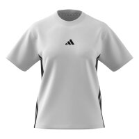 adidas Essentials 3-Stripes Cotton T-Shirt Damen - white/black