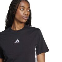 adidas Essentials 3-Stripes Cotton T-Shirt Damen - black/white