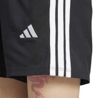 adidas Essentials 3-Stripes Cotton kurze Hose Damen - black/white