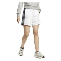 adidas Essentials 3-Stripes Cotton kurze Hose Damen - white/black