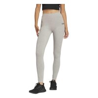 adidas Essentials Linear Cotton Leggings Damen - mgreyh/black