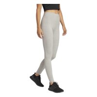 adidas Essentials Linear Cotton Leggings Damen - mgreyh/black