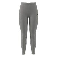 adidas Essentials Linear Cotton Leggings Damen - mgreyh/black