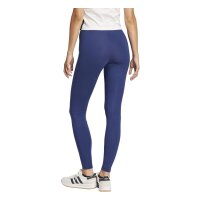 adidas Essentials Linear Cotton Leggings Damen - dkblue/white