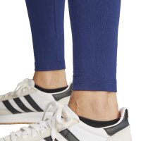 adidas Essentials Linear Cotton Leggings Damen - dkblue/white