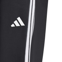 adidas Essentials 3-Stripes French Terry Cuffed lange Hose Damen - black/white